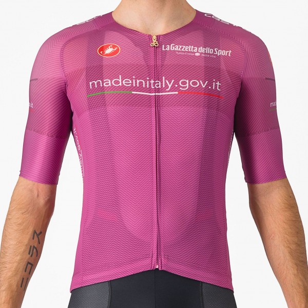 Herren Cyclamen Trikot Giro d'Italia 2024 Race