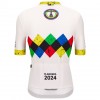 Herren Santini UCI Gravel Weltmeisterschaft trikot Flandern 2024-Weiss Herren Santini UCI Gravel Weltmeisterschaft trikot Flandern 2024-Weiss