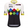 Herren Santini UCI Gravel Weltmeisterschaft trikot Flandern 2024-Schwarz Herren Santini UCI Gravel Weltmeisterschaft trikot Flandern 2024-Schwarz