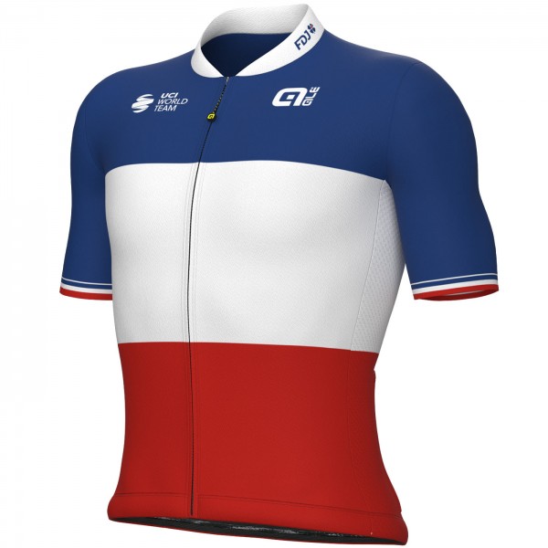Herren Ale Groupama FDJ 2024 trikot-Franzosischer meister