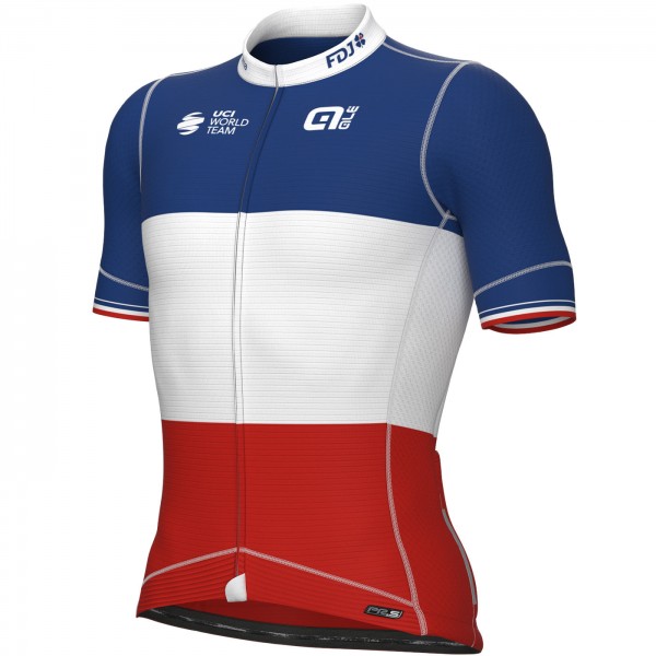 Herren Groupama FDJ 2024 PRS trikot-Franzosischer meister