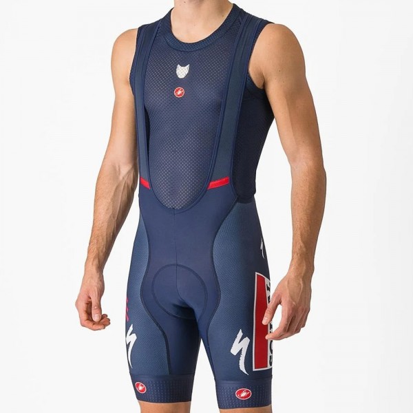 Herren Castelli Soudal Quick-Step 2024 Competizione kurz tragerhose