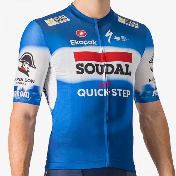 Herren Castelli Soudal Quick-Step 2024 Wettbewerbs-Trikot 3 Herren Castelli Soudal Quick-Step 2024 Wettbewerbs-Trikot 3