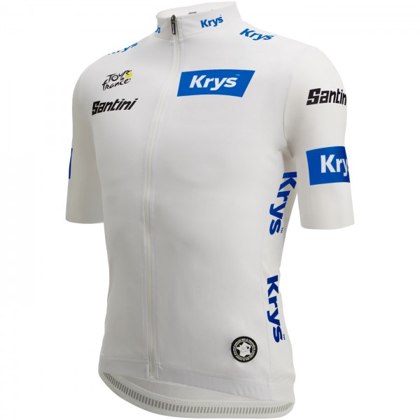 Herren Tour de France 2024 Weiss trikot Fan Line
