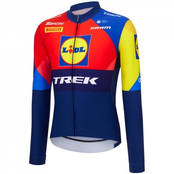 Herren Santini Lidl Trek 2025 langarm trikot