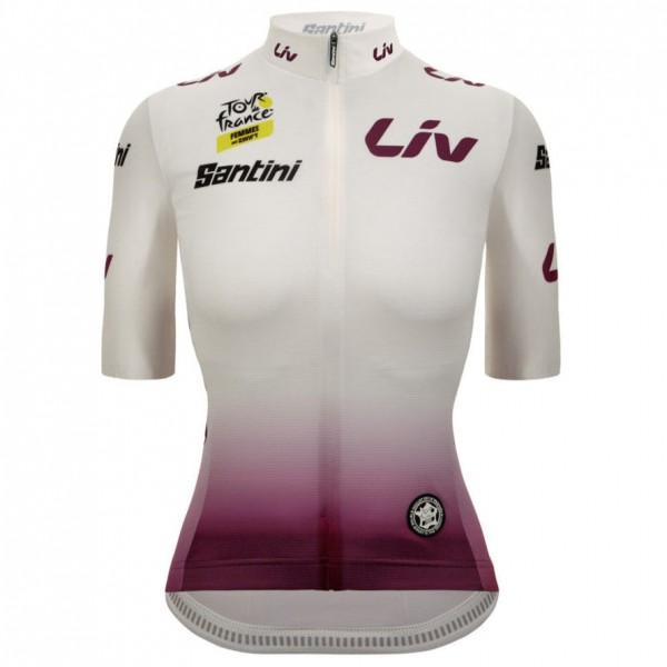Damen Weiße frau trikot Tour de France 2025 Fan Line