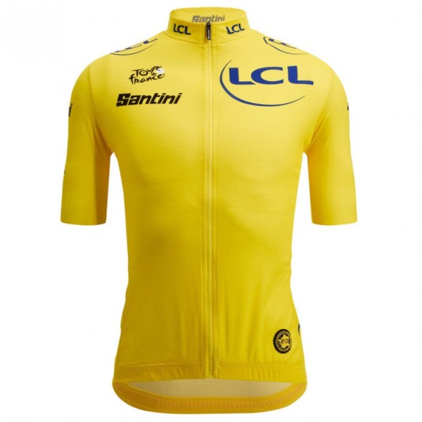 Herren Gelbes Trikot Tour de France 2025 Fan Line