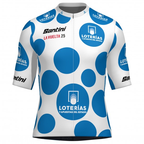 Herren Santini Pois Vuelta Espana 2025 trikot