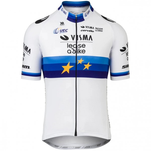 Herren Team Visma Lease a bike 2025 trikot-Europameister