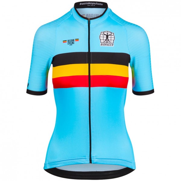 Damen Bioracer Belgischen Nationalen 2025 Icon Classic frau trikot