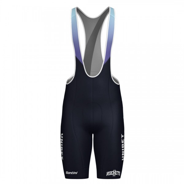 Herren Team Unibet Rockets 2025 Santini tragerhose-Blau