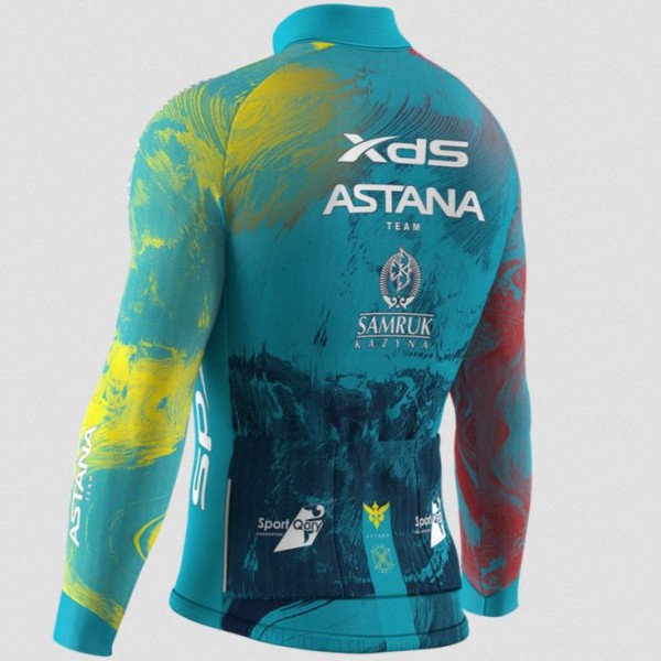 Herren Biemme XDS Astana 2025 langarm trikot