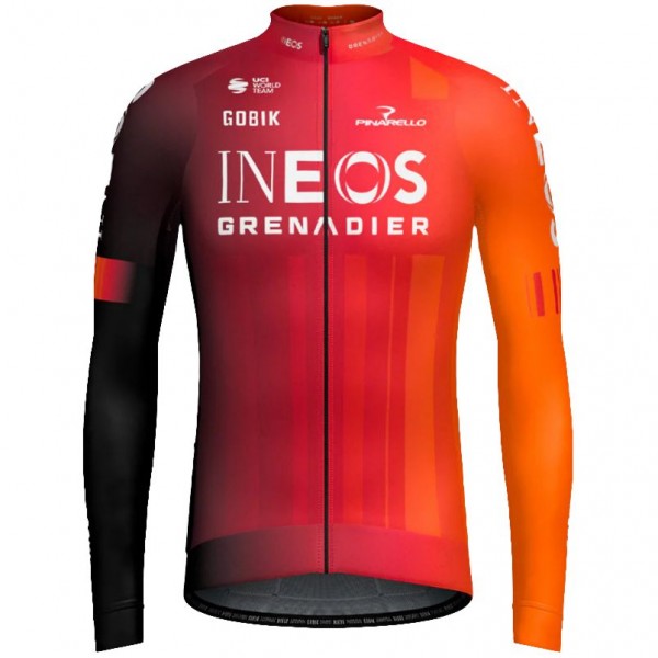 Herren Gobik Ineos Grenadiers 2025 Hyder langarm trikot