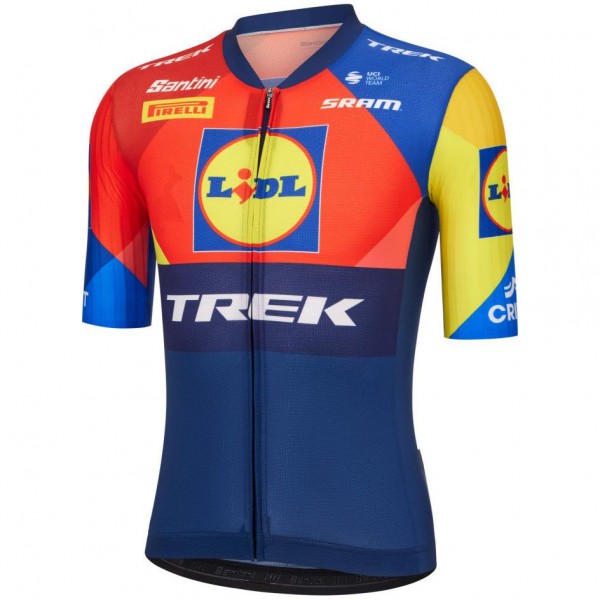 Herren Santini Lidl Trek 2025 Aero trikot