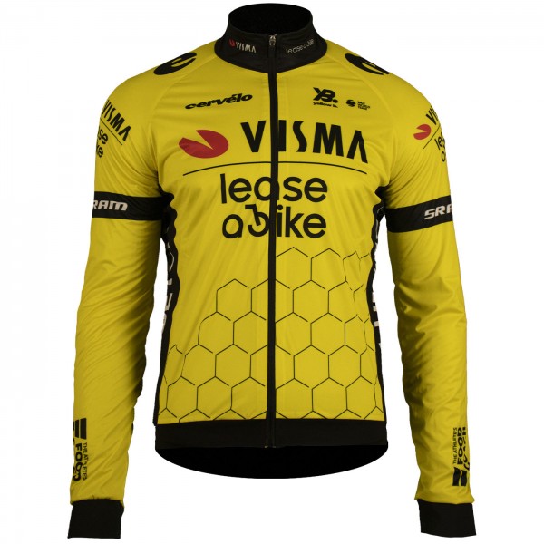 Herren Team Visma Lease a bike 2025 Premiun Polartec jacke