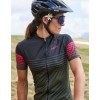 Cross Lady Radtrikot Damen kurzarm dunkelgrün/schwarz (E22-4400)