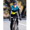 Asfalto Lady Jkt Damen Fahrrad Winterjacke dunkelblau/gelbgrün/türkis (I22-4200)