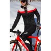 Classica Lady Tight Radhose Damen lang schwarz (I22-4000)