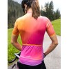 New Turin 2006 Radtrikot Damen kurzarm pink/orange (E22-4100)
