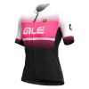 ALE BLEND LADY Radtrikot Damen kurzarm schwarz/neonpink