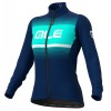 Alé BLEND LADY Radtrikot Damen langarm blau/türkis