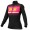 Alé BLEND LADY Radtrikot Damen langarm schwarz/neonpink