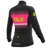 Alé BLEND LADY Radtrikot Damen langarm schwarz/neonpink
