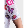 ALE BUTTERFLY LADY Radtrikot Damen kurzarm weiß