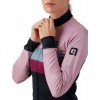 ALE CHAOS Retro Radtrikot Damen langarm schwarz/rosa
