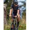 ALE CHIOS LADY Radtrikot Damen kurzarm schwarz