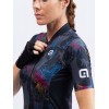 ALE CHIOS LADY Radtrikot Damen kurzarm schwarz
