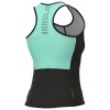ALE COLOR BLOCK LADY TOP Radtrikot Damen ärmellos türkis E22