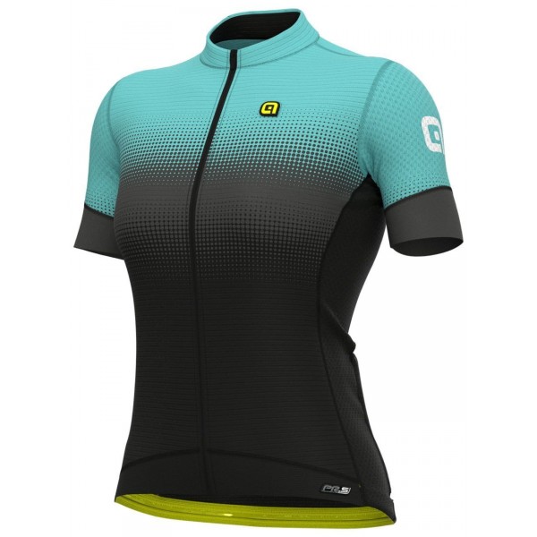 ALE GRADIENT LADY Radtrikot Damen kurzarm türkis