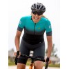 ALE GRADIENT LADY Radtrikot Damen kurzarm türkis
