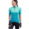 ALE LEVEL LADY Radtrikot Damen kurzarm türkis