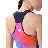 ALE ONDA LADY TOP Radtrikot Damen ärmellos rosa/blau