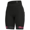 ALE TRAGUARDO Radhose Damen kurz schwarz/pink