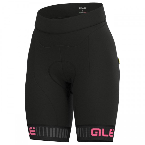 ALE TRAGUARDO Radhose Damen kurz schwarz/pink