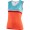 LISCIA Radtrikot Damen ärmellos orange/celeste (E20-4120)
