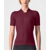 ANIMA 3-Radtrikot Damen kurzarm bordeaux