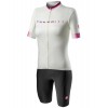 Damen Radsport-Set (Radtrikot GRADIENT+Radhose VELOCISSIMA 2) weiß/schwarz