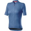 Promessa Jacquard Radtrikot Damen kurzarm blau (agate blue)