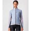 SQUADRA STRETCH W JACKET-Damen Fahrrad Windjacke silber-grau