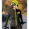 FROST Softshell Damen Fahrradjacke schwarz/neongelb (899915)