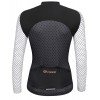 POINTS Radtrikot Damen langarm weiß/schwarz (90014352)
