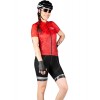 SPANGLE Radtrikot Damen kurzarm rot (9001313)