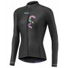 Liv Race Day Radtrikot Damen langarm schwarz