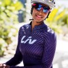 Liv BELIV Radtrikot Damen langarm lila