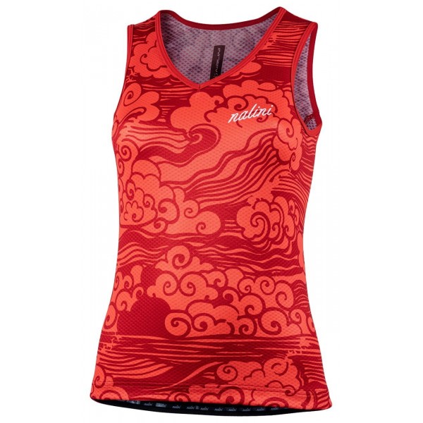 CALGARY 1988 Radtrikot Damen ärmellos rot (E21-4119)