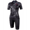 Damen Radsport-Set (Radtrikot Turin 2006+Radhose Nagano 1998) schwarz (E21)